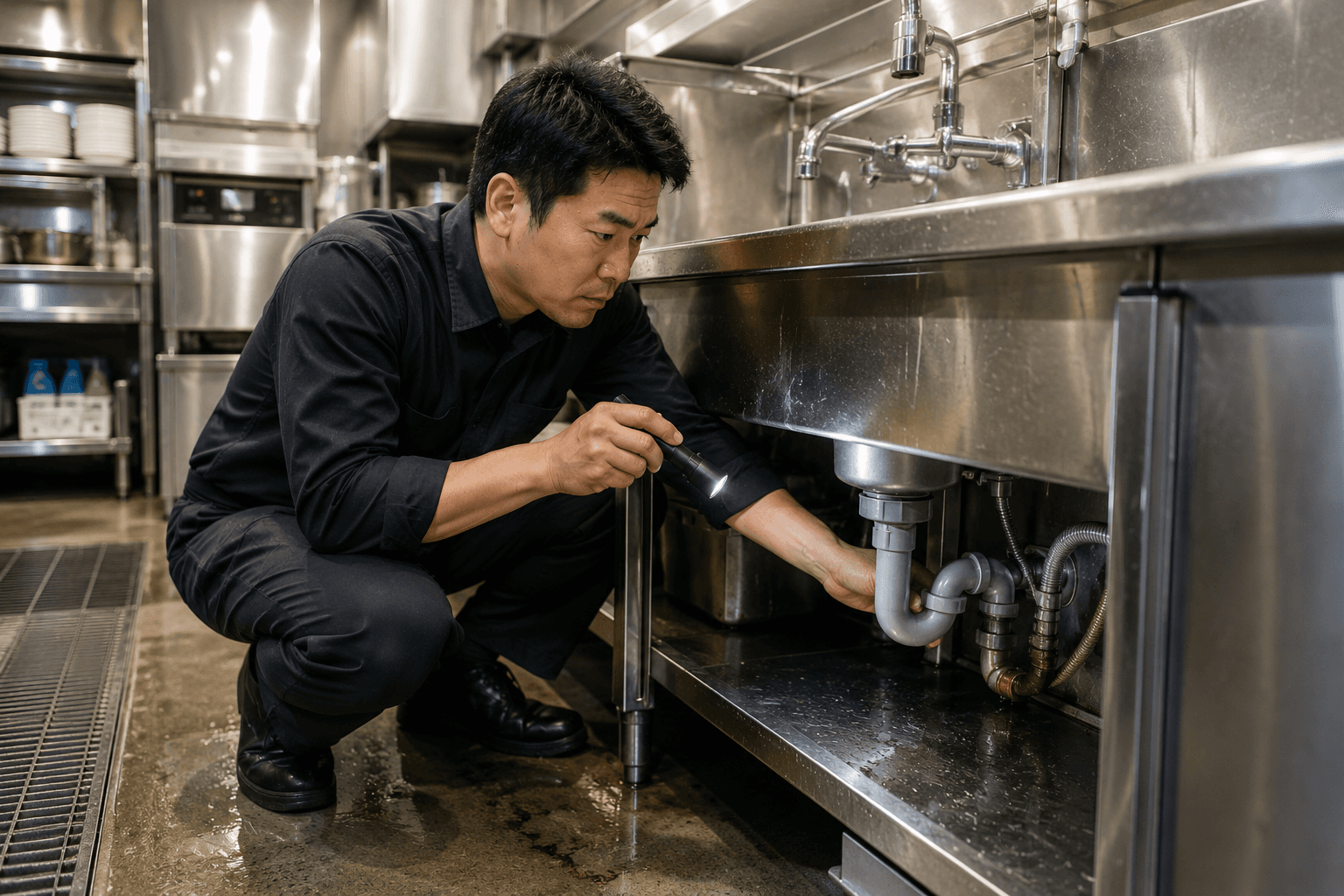 飲食店のシンク・水回り修繕費用相場|トラブル別の対応と適正価格